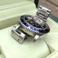Rolex GMT Master II 16710 Stainless Steel Pepsi "U" Serial Wristwatch Box Papers Circa 1997 - Hashtag Watch Company