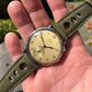 Vintage Omega Calatrava Jumbo Steel Caliber 30T2 Manual 37.5mm Wristwatch Original - Hashtag Watch Company
