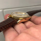 1952 Rolex Bombay 6090 Oyster Perpetual 14K Yellow Gold Red “Officially” Original Dial Wristwatch - Hashtag Watch Company