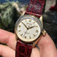Vintage Rolex 6285 Oyster Perpetual 14K Yellow Gold Waffle Dial Arrow Markers Wristwatch - Hashtag Watch Company