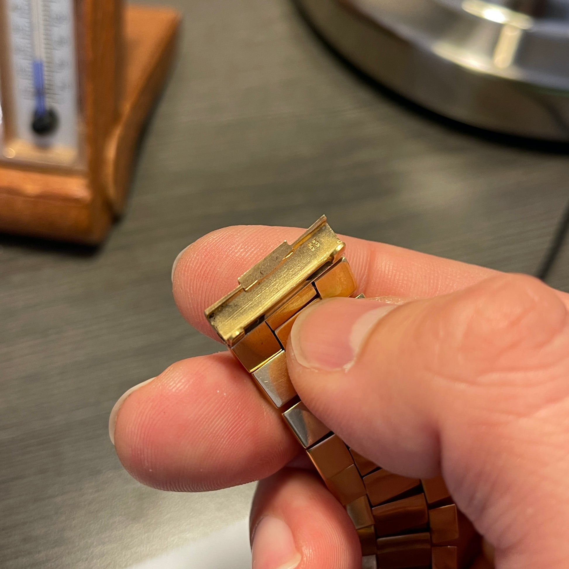 1972 Rolex President 1803 Day Date Yellow Gold Pie Pan Champagne Dial Wristwatch - Hashtag Watch Company