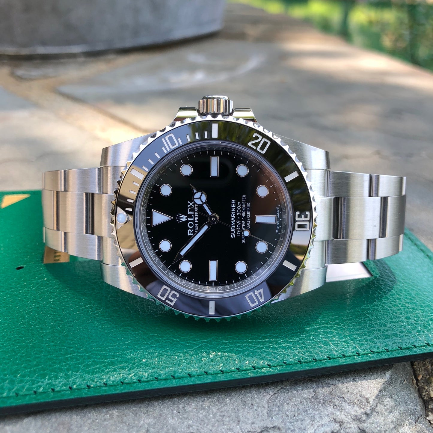 Rolex Submariner 114060 No Date Stainless Steel Ceramic Wristwatch Box Papers Circa 2018 - Hashtag Watch Company