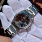 2001 Rolex Datejust 16200 Black Stick Oyster Perpetual Automatic Wristwatch - Hashtag Watch Company