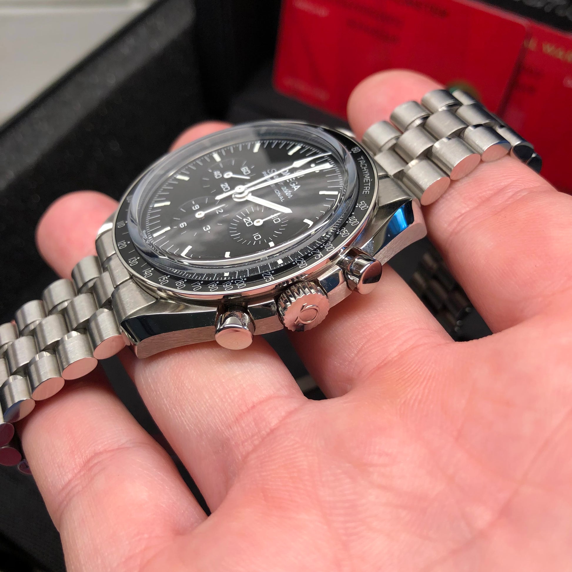 2021 Omega Speedmaster Moonwatch 310.30.42.50.01.002 Co-Axial Master 42mm Wristwatch with Box Papers - Hashtag Watch Company