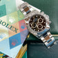 2002 Rolex Daytona Cosmograph 116520 Black Steel Oyster Chronograph Box Papers - Hashtag Watch Company