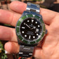 Rolex Submariner Date 16610LV 50th Anniversary Kermit Steel Full Set Box Papers Rehault Circa 2008 - Hashtag Watch Company