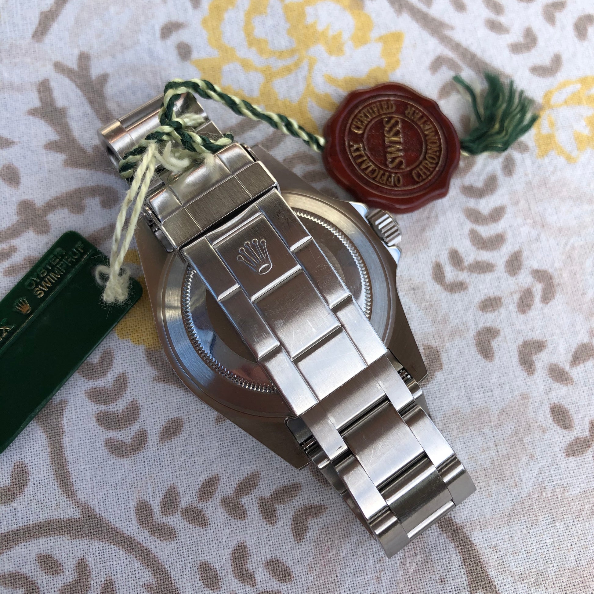 Rolex Submariner Date 16610LV 50th Anniversary Kermit Steel Full Set Box Papers Rehault Circa 2008 - Hashtag Watch Company