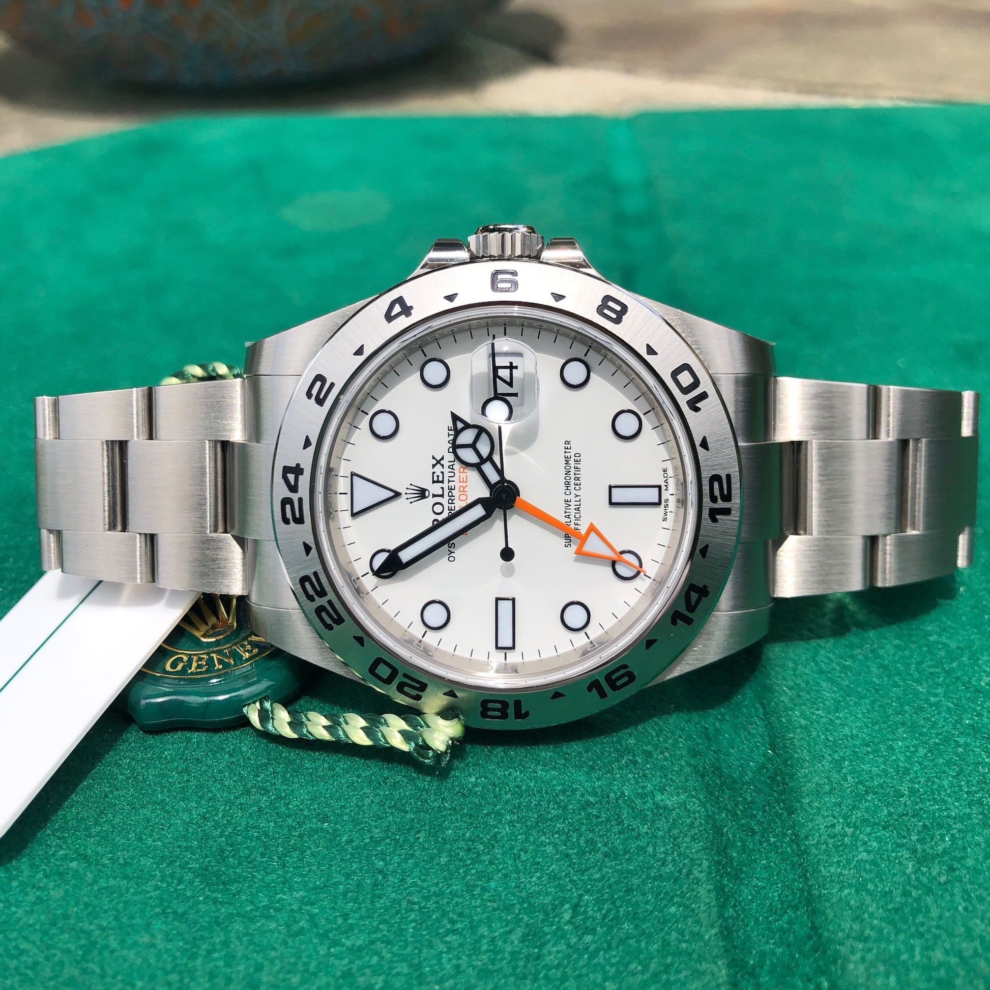 Rolex explorer 2 gmt function deals