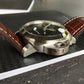Panerai Luminor 1950 PAM 320 44mm 3 Days GMT Power Reserve Brown Wristwatch Box & Papers - Hashtag Watch Company