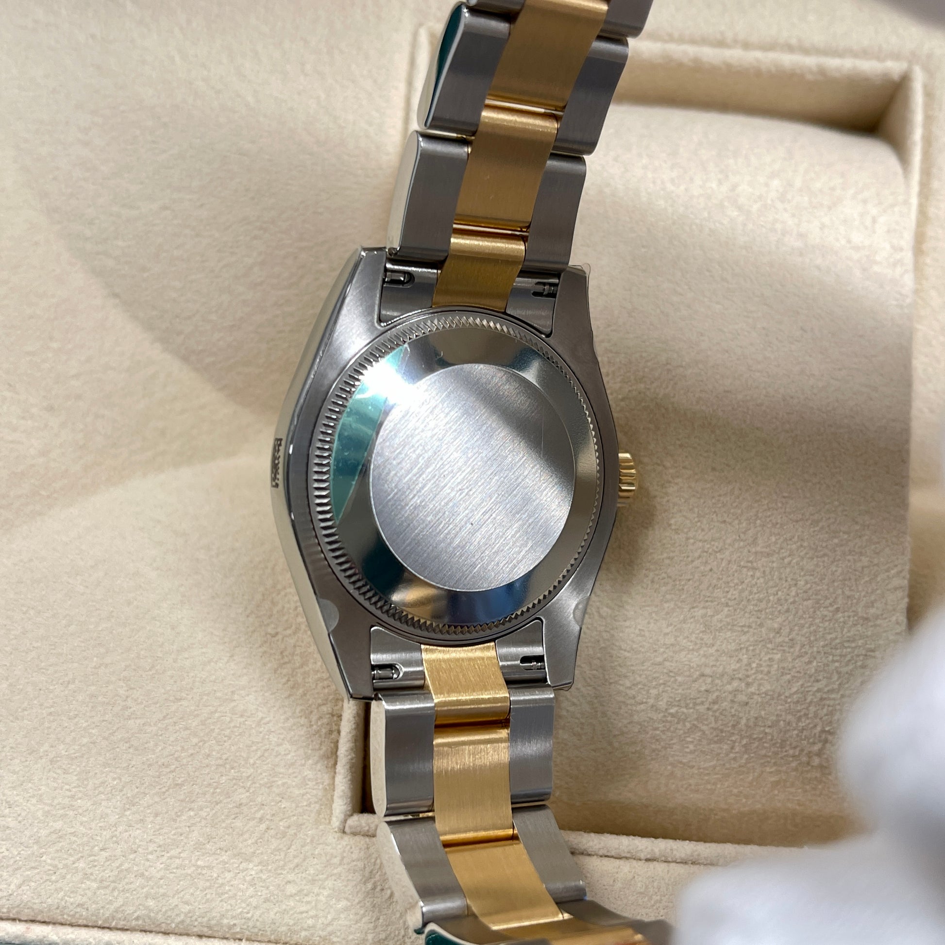 2021 Rolex Datejust 178243 Ladies Two Tone 31mm Midsize Black Stick Wristwatch Box Papers Factory Wrapped - Hashtag Watch Company