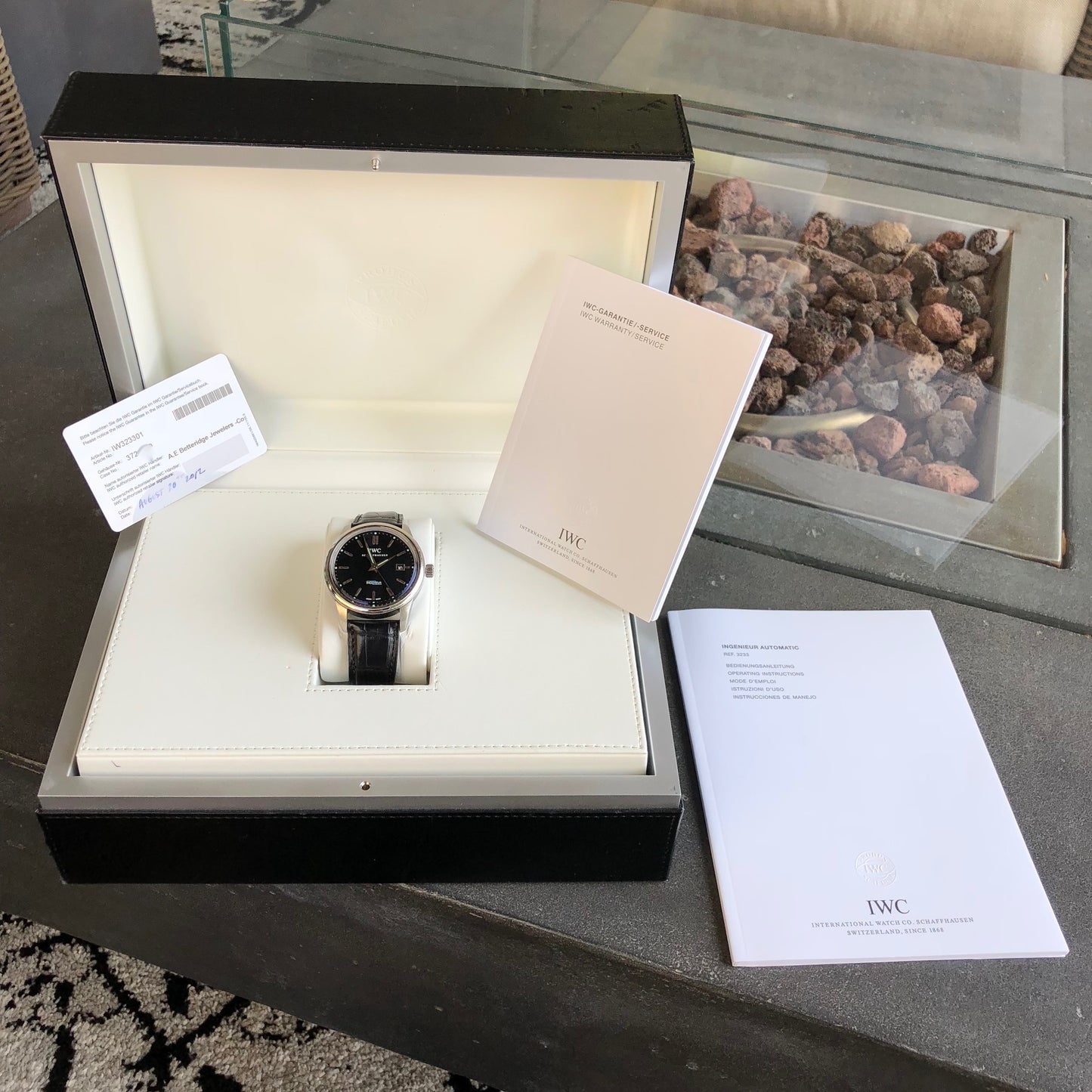 IWC Ingenieur IW323301 Automatic Anniversary Edition Wristwatch Box & Papers - Hashtag Watch Company