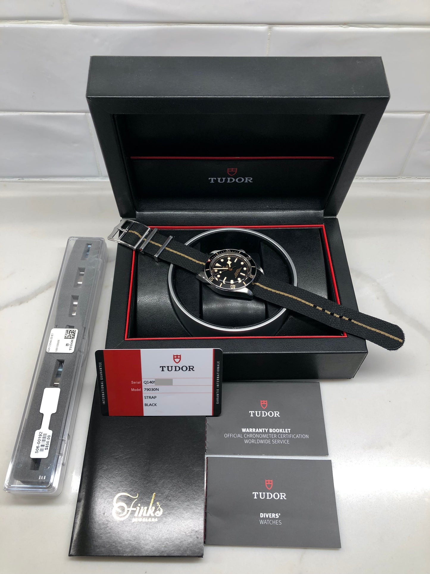 2020 Tudor Black Bay Fifty Eight 79030N Stainless Steel Wristwatch Box Papers - Hashtag Watch Company