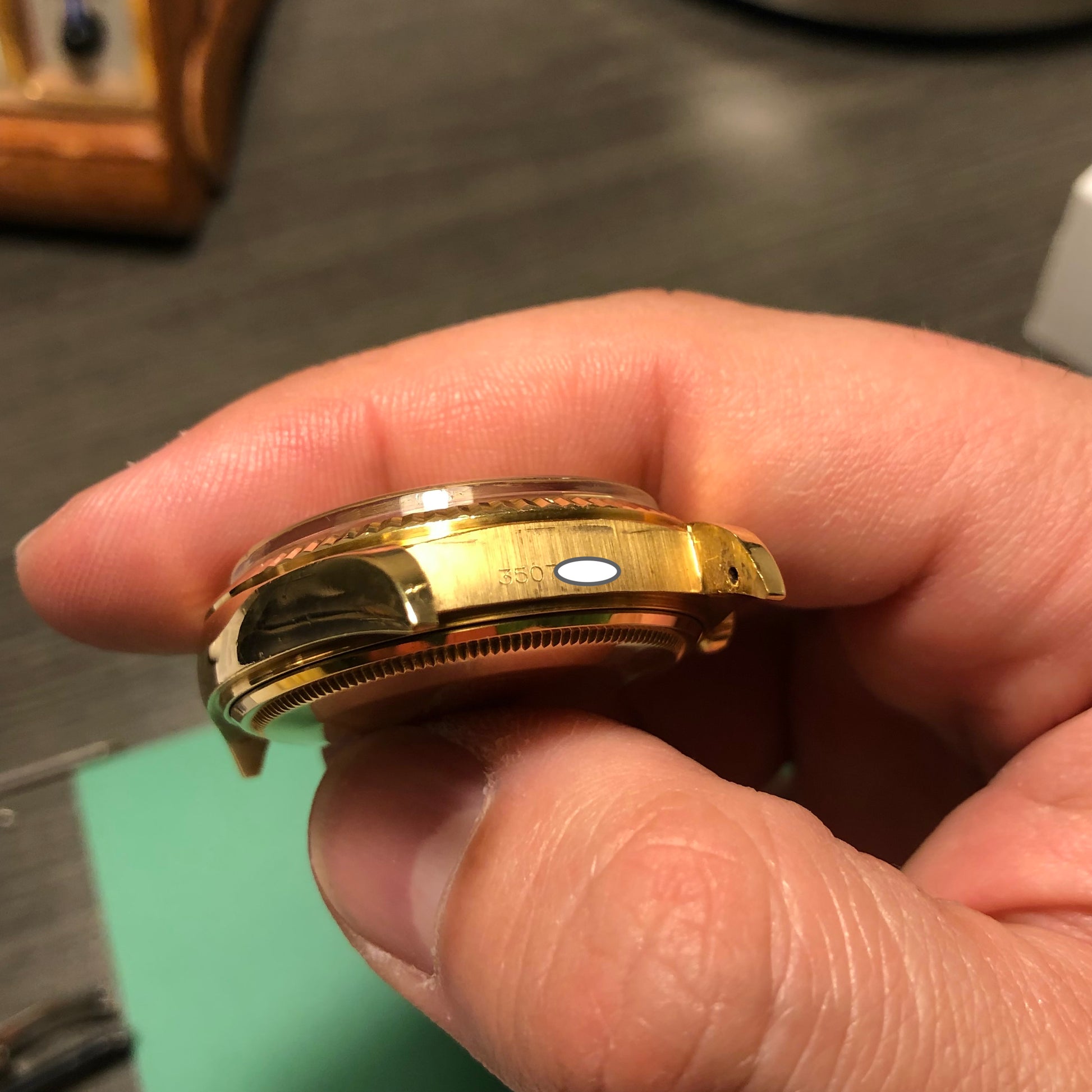 1972 Rolex President 1803 Day Date Yellow Gold Pie Pan Champagne Dial Wristwatch - Hashtag Watch Company