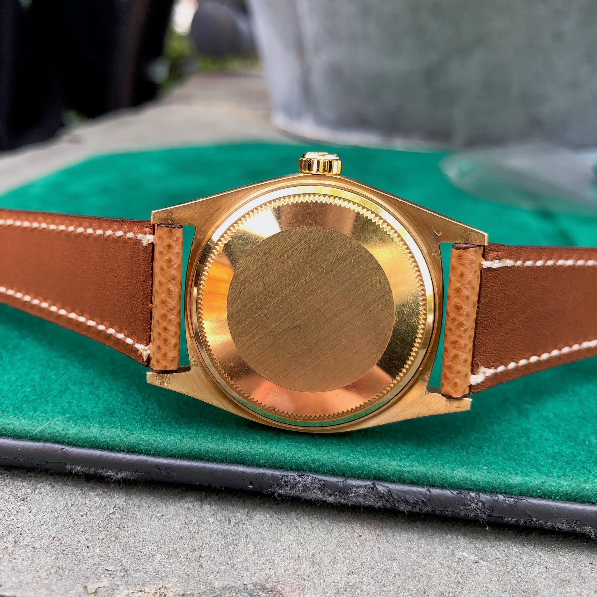 1969 Vintage Rolex Datejust 1601 18K Yellow Gold Champagne Automatic Wristwatch Guarantee Booklets - Hashtag Watch Company