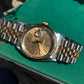 Vintage Rolex Datejust 16013 Steel Gold Chapter Ring Two Tone Jubilee Tropical Automatic Wristwatch Circa 1986 - Hashtag Watch Company