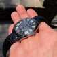 Cartier Drive de Cartier WSNM0009 Steel Black Automatic Leather Wristwatch Box Papers - Hashtag Watch Company