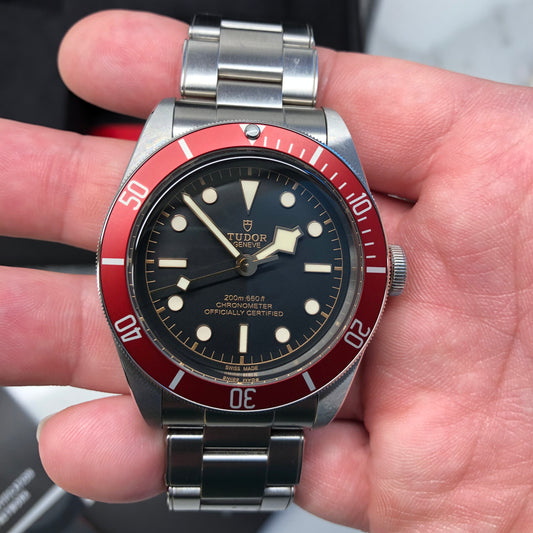 2022 Tudor Heritage Black Bay 79230R Red Bezel Automatic 41mm Wristwatch Box Papers - Hashtag Watch Company