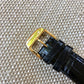 Jaeger LeCoultre Reverso 18K Yellow Gold Manual Wind Silver Leather Wristwatch - Hashtag Watch Company