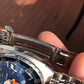 Vintage Heuer Skipper 73463 Autavaia Blue Steel Chronograph Valjoux 7734 Wristwatch - Hashtag Watch Company