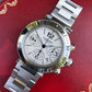 Cartier Pasha Seatimer Chronograph W31089M7 Steel Automatic 42mm Wristwatch Box & Papers - Hashtag Watch Company