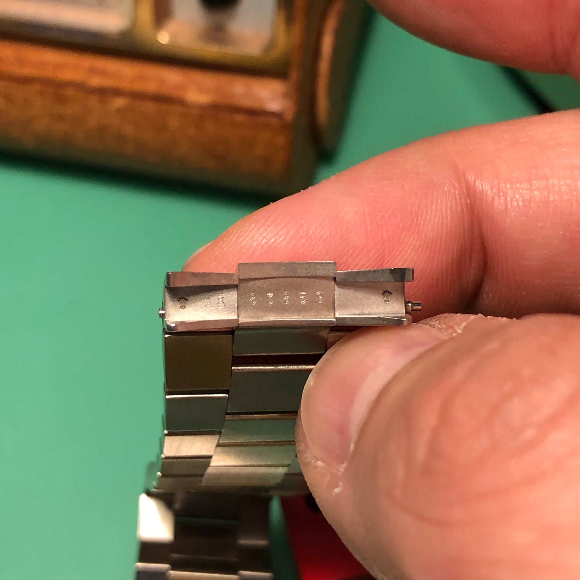 2000 Rolex President 118239 Day Date 18K White Gold Bronze Diamond Roman Dial Wristwatch - Hashtag Watch Company