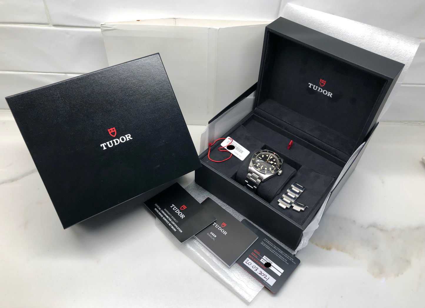 2021 Tudor Black Bay Fifty Eight 79030N Stainless Steel Wristwatch with Box Papers - Hashtag Watch Company