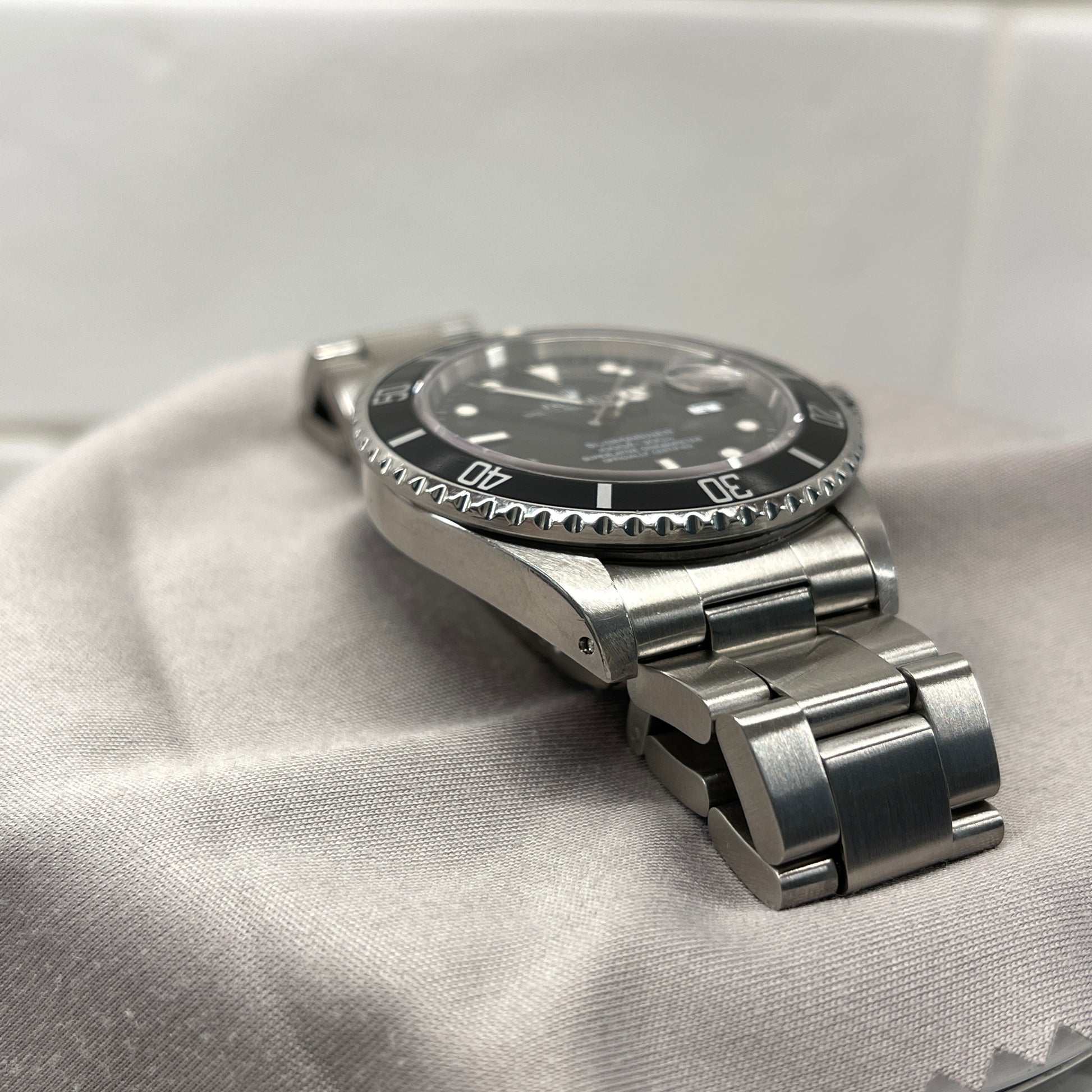 1985 Vintage Rolex Submariner Date 16800 Sapphire Tritium Wristwatch - Hashtag Watch Company