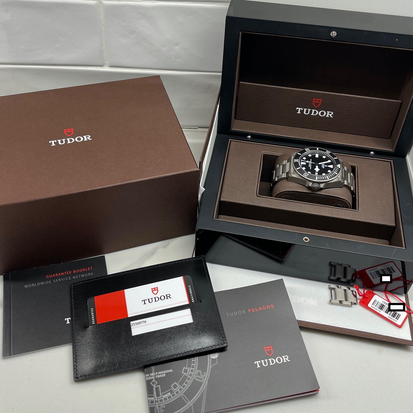2015 Tudor Pelagos 25500TN Titanium Automatic 42mm Two Liner Black Wristwatch - Hashtag Watch Company