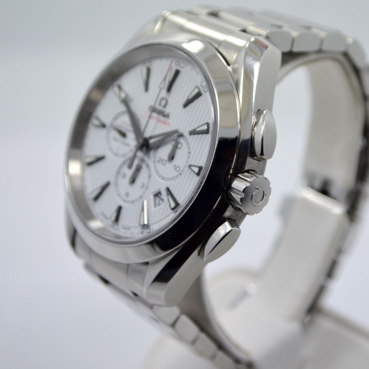 Omega Seamaster Aqua Terra 231.10.44.50.04.001 Chronograph Steel Co-Axial Watch - Hashtag Watch Company